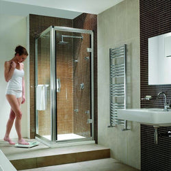 Twyford Bathrooms - 900mm Hydr8 Pivot Hinge Shower Door - Collection Only